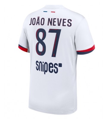Paris Saint-Germain Joao Neves #87 Udebanetrøje 2025-26 Kortærmet